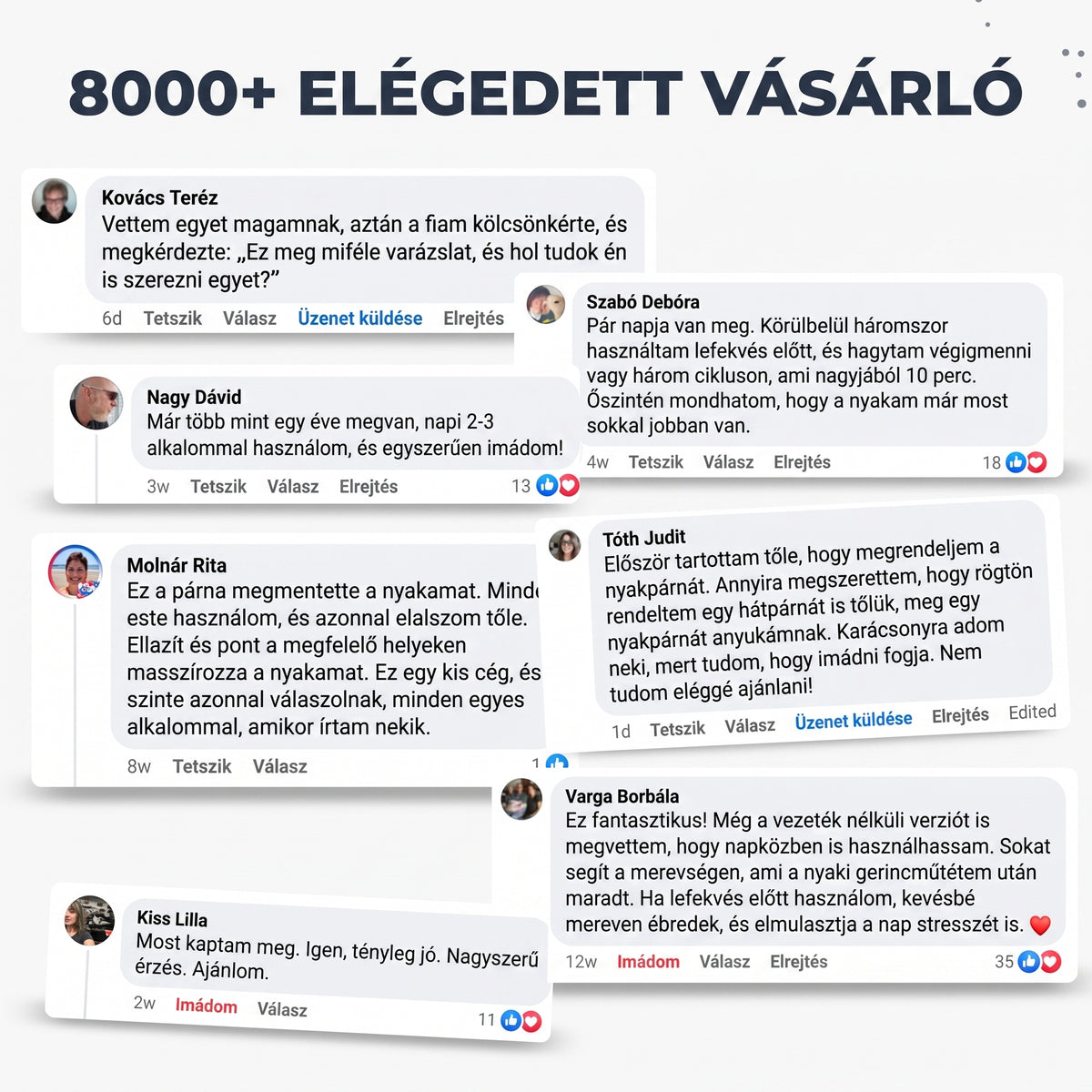 Callixe 3 az 1-ben Nyakterápiás Párna